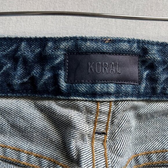 Koral relaxed skinny distressed denim jeans Sz 31 - Picture 7 of 13